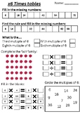 X6 Multiplication mastery