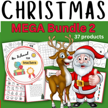 Preview of XMAS BIG MEGA BUNDLE (2) Holiday 2024 christmas activities