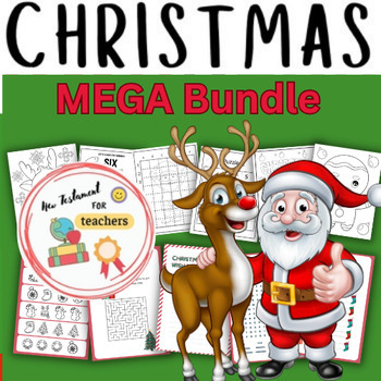 Preview of XMAS MEGA BUNDLE (1) Holiday 2024 christmas activities