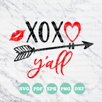 Download Xoxo Y All Hugs Kisses Love Valentine Svg Vinyl Cutting Files