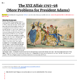 XYZ Affair 1797-98 Political Cartoon DBQ