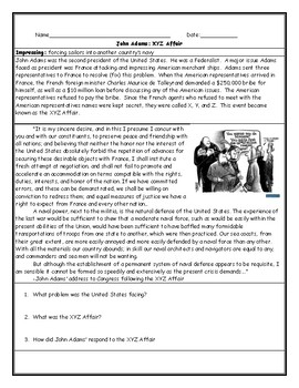 Xyz Affair Worksheet With Answer Key By Social Studies Sheets Tpt