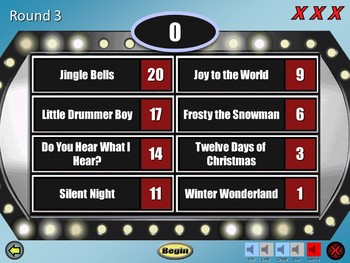 set up family feud game powerpoint