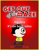 X's on both sides Mazes (Fun Worksheets)