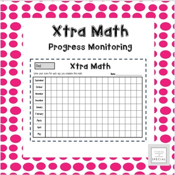 Xtra Math Data Collection Form by Speaking of Special | TpT