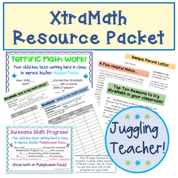 Preview of XtraMath Resource Packet - Full Version