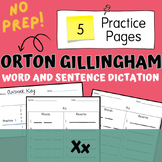 Xx Dictation Words and Sentences Orton Gillingham | Scienc