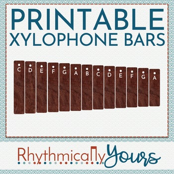 Xylophone Bar Manipulatives by RhythmicallyYours | TpT