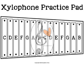 Preview of Xylophone Practice Pad