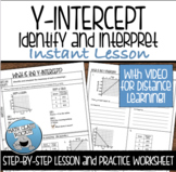 Y-INTERCEPT GUIDED NOTES AND PRACTICE