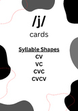 Y Sound CV, VC, CVC, CVCV Articulation Cards
