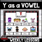 Y as a Vowel First Grade Phonics Curriculum
