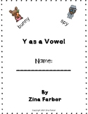 Y as a Vowel - Y as Long E/ Y as Long I - Worksheets