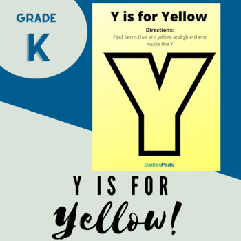 Preview of Y is for Yellow | Creative Project