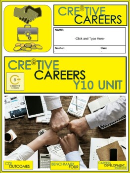 Preview of Y10 Cre8tive Careers Work Booklet