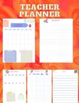 Preview of Y2K Teacher Planner