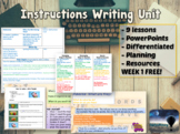 How to Write Instructions Grade 4 - 9 Lessons