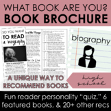 YA Biography Book Recommendation Brochure w/ Interactive P