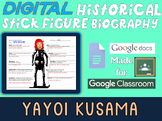 YAYOI KUSAMA Digital Historical Stick Figure Biography (MI
