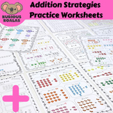YEAR 2 Addition Strategies Practice Worksheets