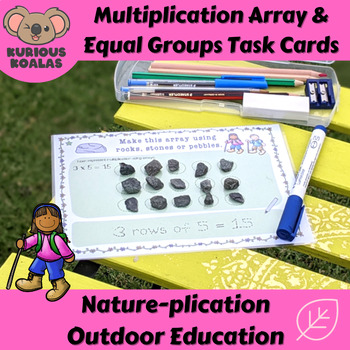 Preview of YEAR 2 Multiplication Outdoor Education | Arrays, Groups of & Repeated Addition