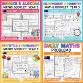 YEAR 3 Maths Booklet Bundle - Australian Curriculum Outcomes