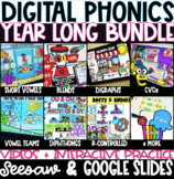 YEAR LONG DIGITAL PHONICS! Google Slides, Seesaw, PPT GROW