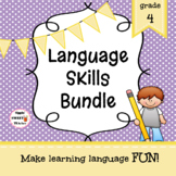 YEAR LONG Language Skills Bundle 4th Grade