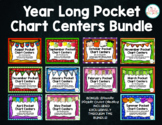 YEAR LONG Pocket Chart Centers BUNDLE