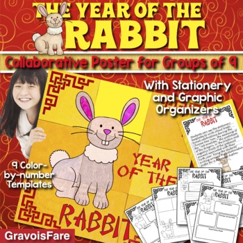 Preview of YEAR OF THE RABBIT Collaborative Poster: Chinese New Year 2035 Activity Craft