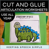 YEAR ROUND CUT AND GLUE ARTICULATION WORKSHEETS