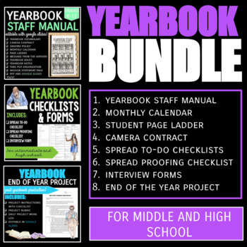 Preview of YEARBOOK BUNDLE