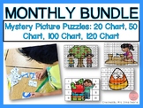 MONTHLY BUNDLE-20 Chart, 50 Chart, 100 Chart, 120 Chart My