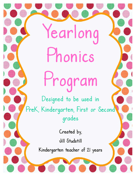 Preview of YEARLONG PHONICS PROGRAM
