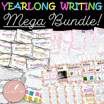 Preview of YEARLONG MEGA Writing BUNDLE | Persuasive Informational Narrative & Poetic Texts