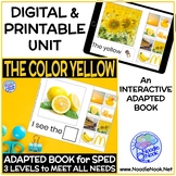 YELLOW - Color Adapted Books for Special Education (Print 