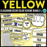 Yellow Theme Classroom Decor