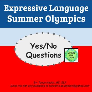 Preview of YES/NO Questions (Theme:  Summer Olympics)