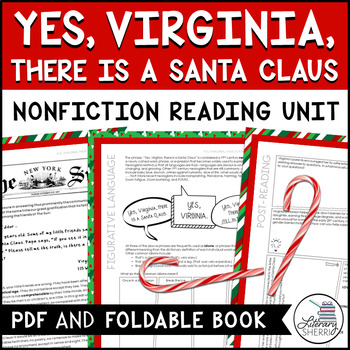 Preview of YES, VIRGINIA, THERE IS A SANTA CLAUS: December Nonfiction Reading and Writing