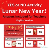 YES or NO Activity Lunar New Year Questions  English Versi