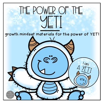 Preview of YETI Themed Growth Mindset Materials