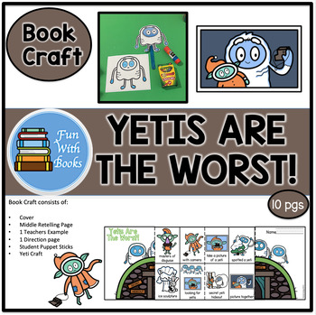 Preview of YETIS ARE THE WORST BOOK CRAFT AND CRAFT