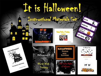 Preview of It is Halloween!  Instructional Materials Set