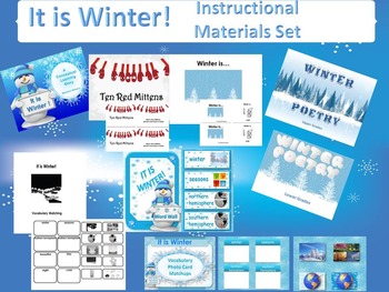 Preview of IT IS WINTER! INSTRUCTIONAL MATERIALS SET