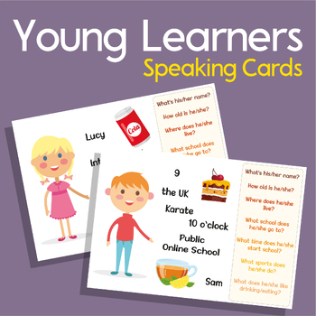 Preview of Young Learners Speaking Cards/Cambridge Movers A1/Speaking Activity/All About Me