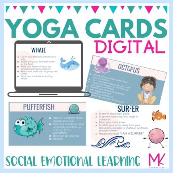 Preview of YOGA Social Emotional Learning Digital