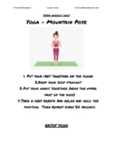 YOGA station cards (Yoga fitness spots)
