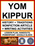 Yom Kippur | Printable & Digital Classroom Activities