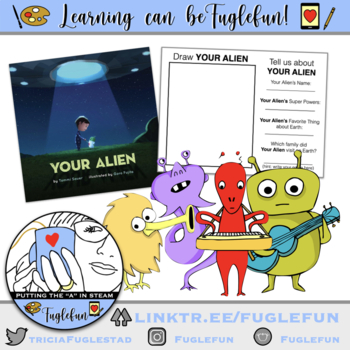 Preview of YOUR ALIEN: Drawing lesson based on the book