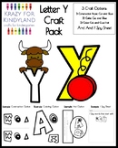 Yak, Yoyo: Letter Y Alphabet Craft Activities, Hat - Begin